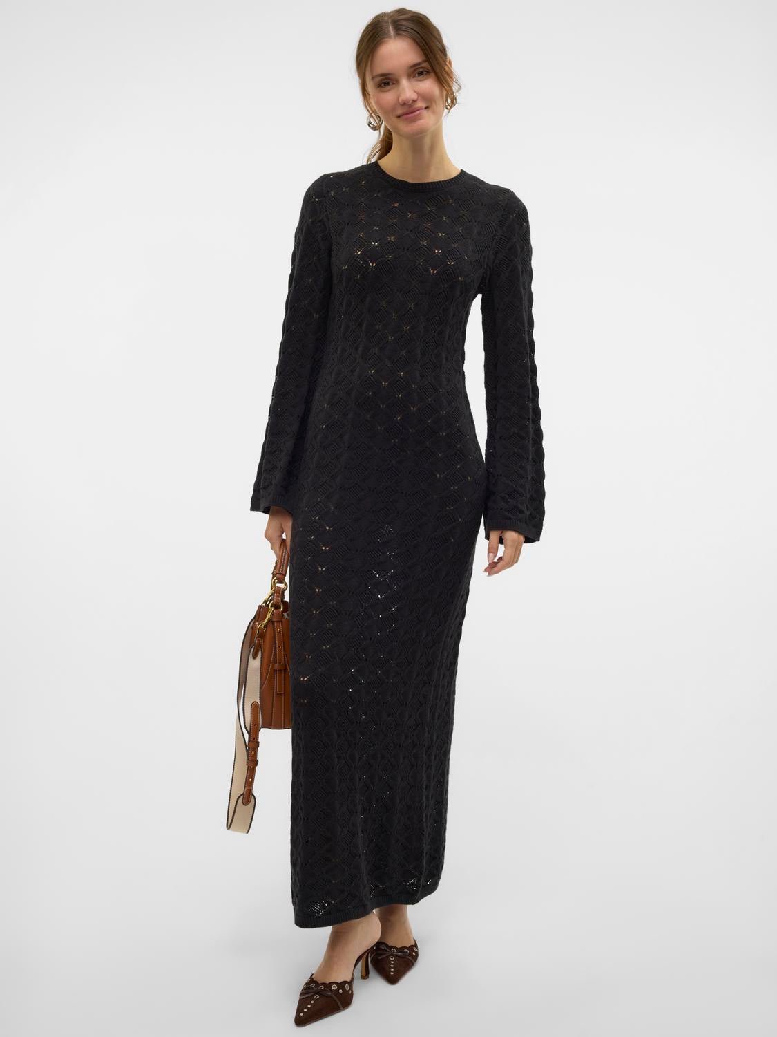 VMPAOLA Long Dress - Black - VERO MODA & VILA Bergvik